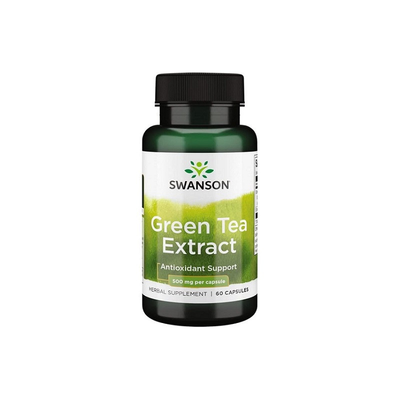 Swanson, Green Tea Extract, 500 mg, 60 Capsules